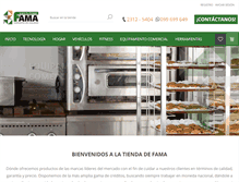 Tablet Screenshot of fama.com.uy