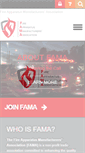 Mobile Screenshot of fama.org