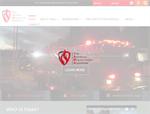 Tablet Screenshot of fama.org