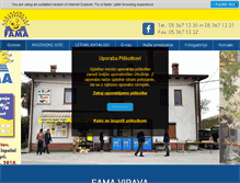 Tablet Screenshot of fama.si