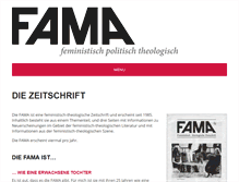 Tablet Screenshot of fama.ch