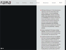 Tablet Screenshot of fama.net.pl